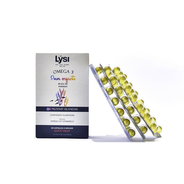 Oméga 3 enfant à mâcher (goût fruits) - 1