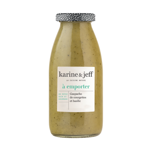 Gaspacho de courgettes et basilic - 1