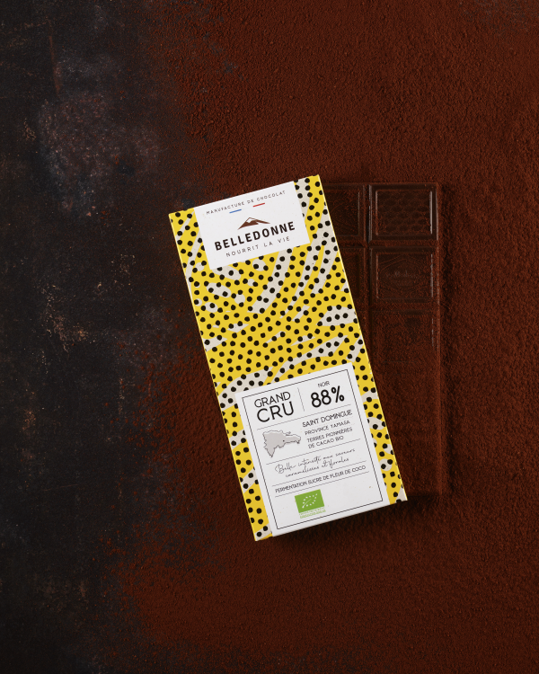 Tablette noir 88% sucre coco bio - 2